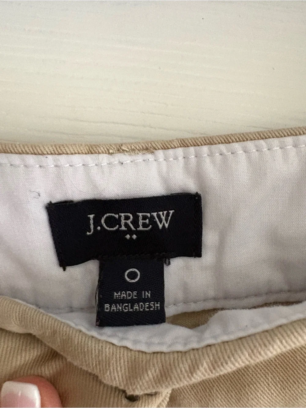J.CREW Women's Chino Shorts. 2 Pair. Size 0.